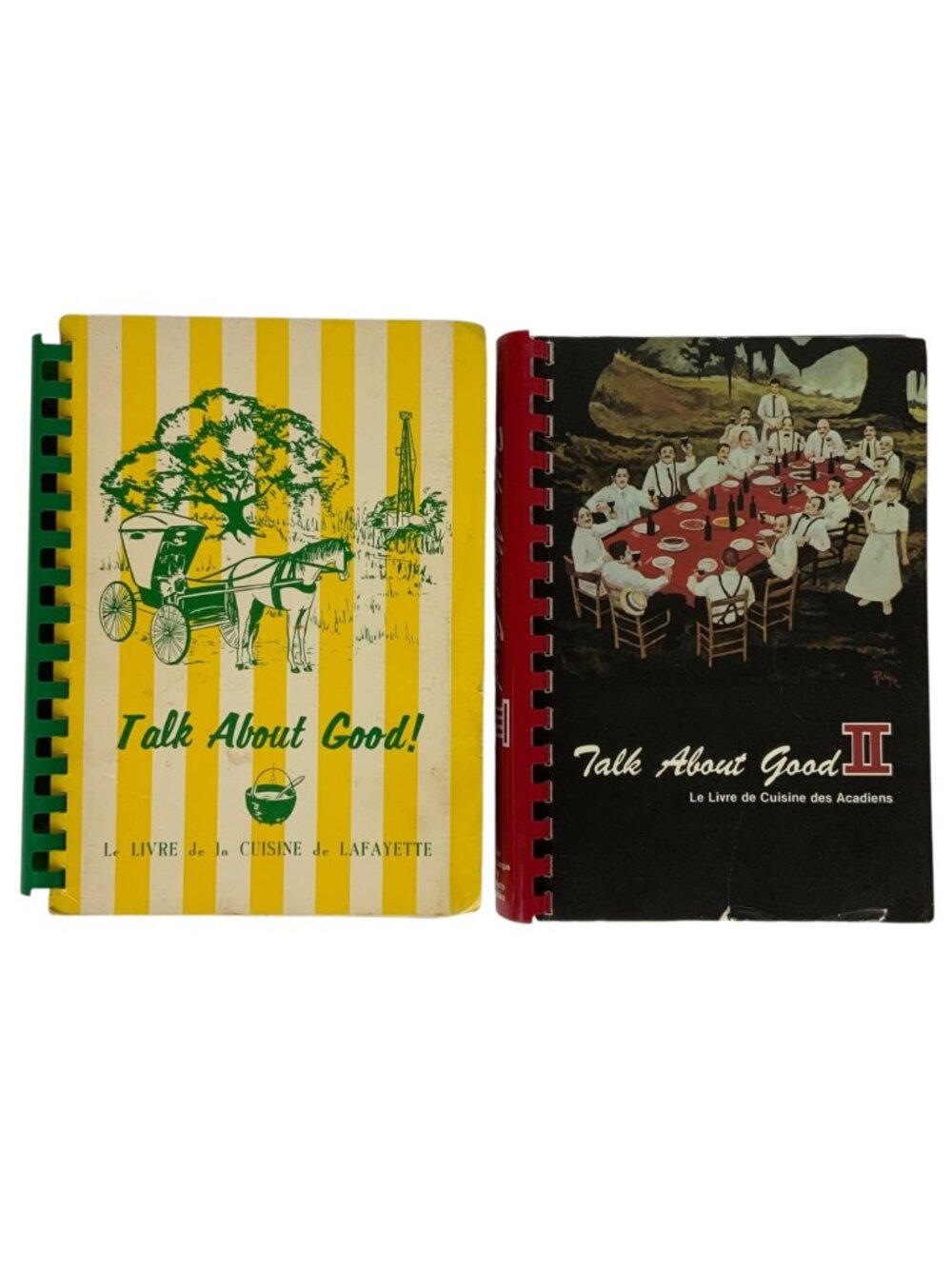 Talk About Good I & II Cajun Creole Cookbooks Lafayette Louisiana Junior League